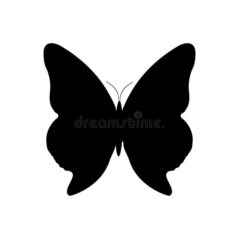 Butterfly silhoutte clipart