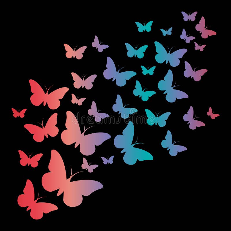 Butterflies Stencil