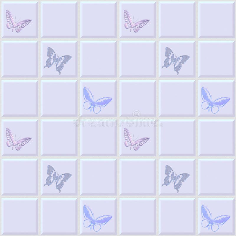 Butterfly Tiles Wall
