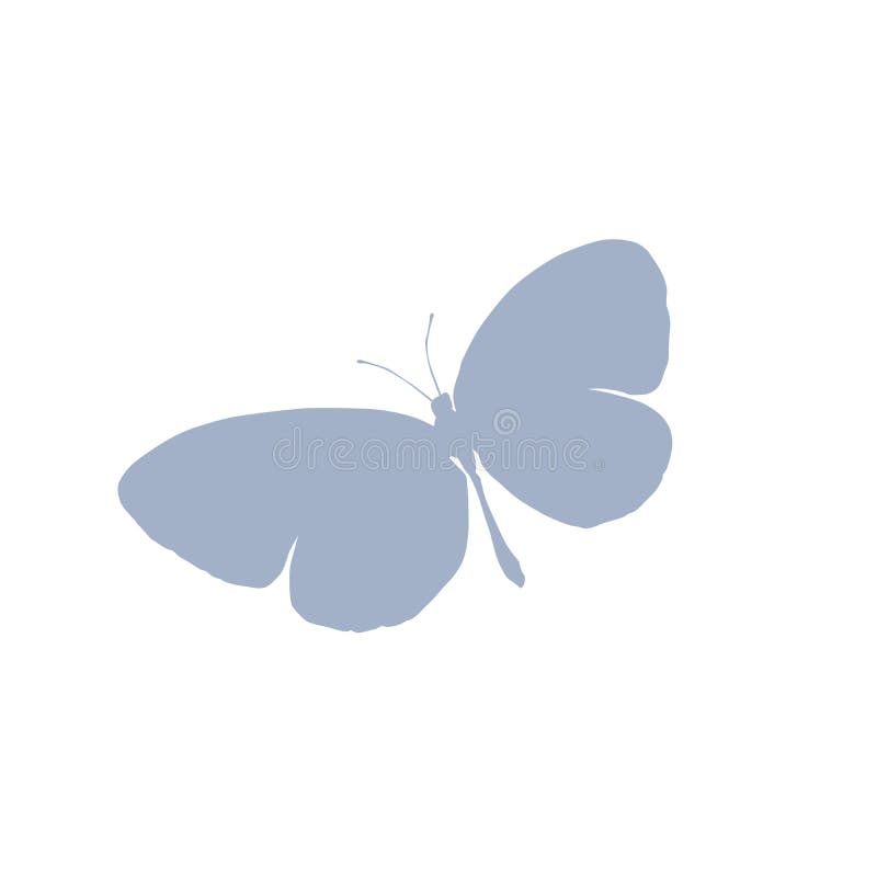 Butterfly vector icon Vector hearts icons set. Stock vector illustration isolated on white background. stock illustration