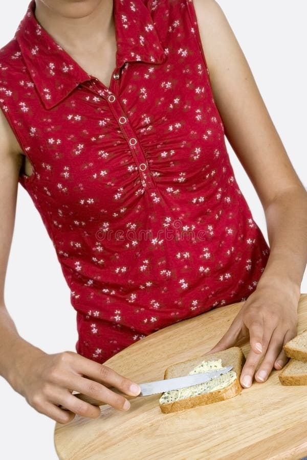 Buttering Slice Of Bread Picture. Image 2603099