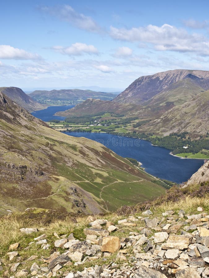 Buttermere Lake District Cumbria Mountain View Stock Image Image of district, buttermere 15885565