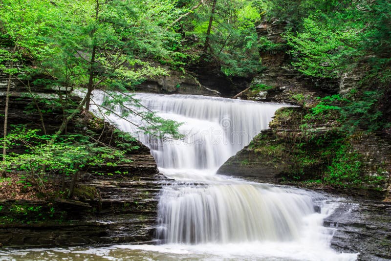 Buttermilk Falls, Pa. stock photo. Image of nature, stream 32505524