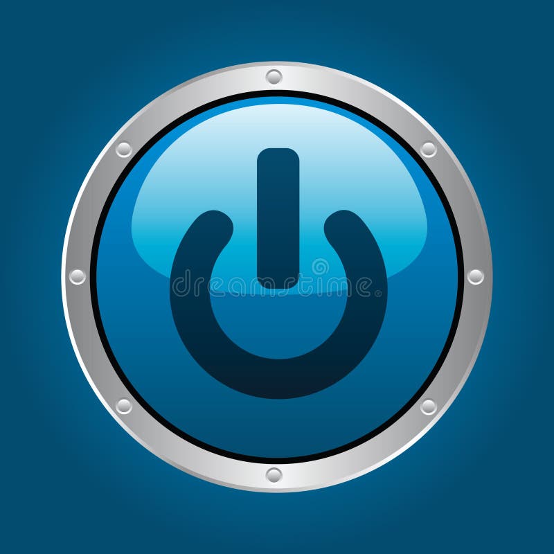 Button royalty free illustration