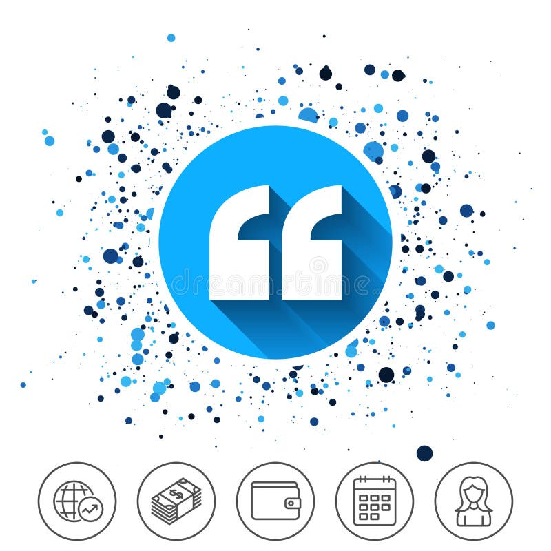 Download Quote Sign Icon. Quotation Mark Symbol. Stock Vector - Illustration of quotation, seal: 105239600