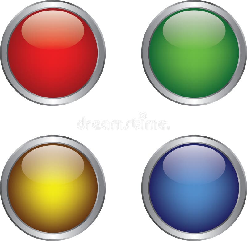 Button stock illustration