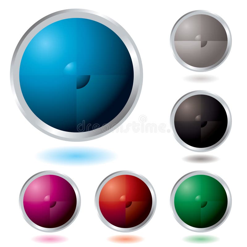 Button divide royalty free illustration