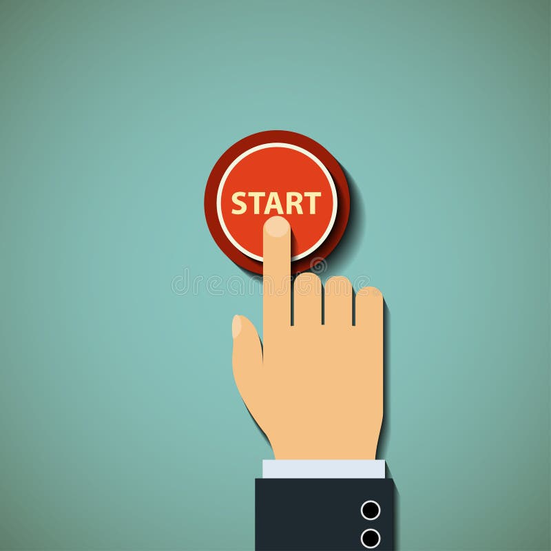 Button. Stock illustration.