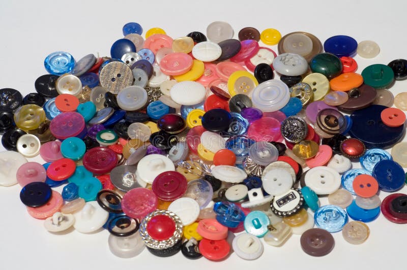 A set of different buttons. Button clasp stock images, royalty-free photos and pictures