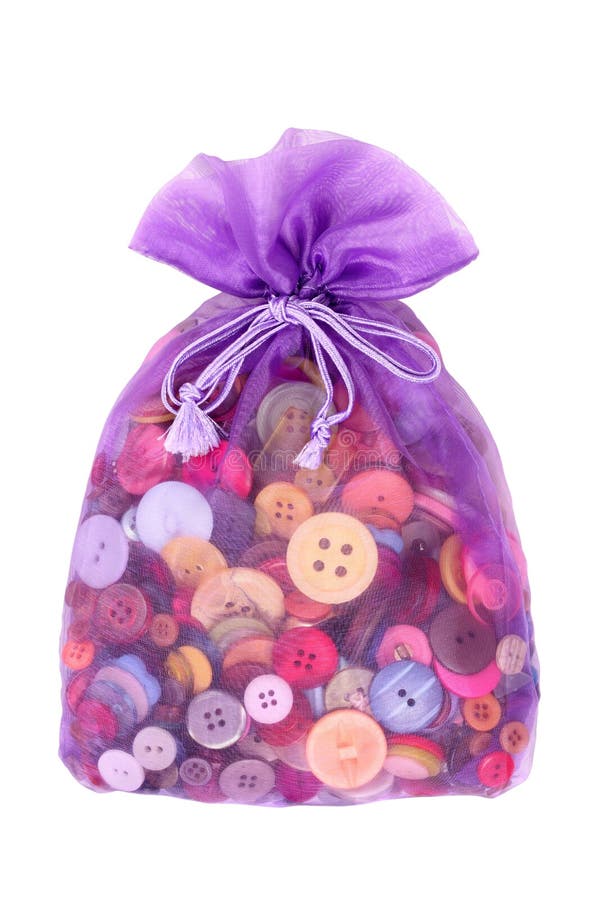 Buttons in bag