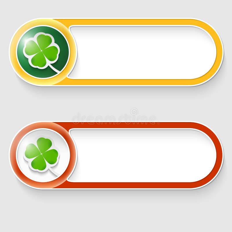 Buttons with cloverleaf