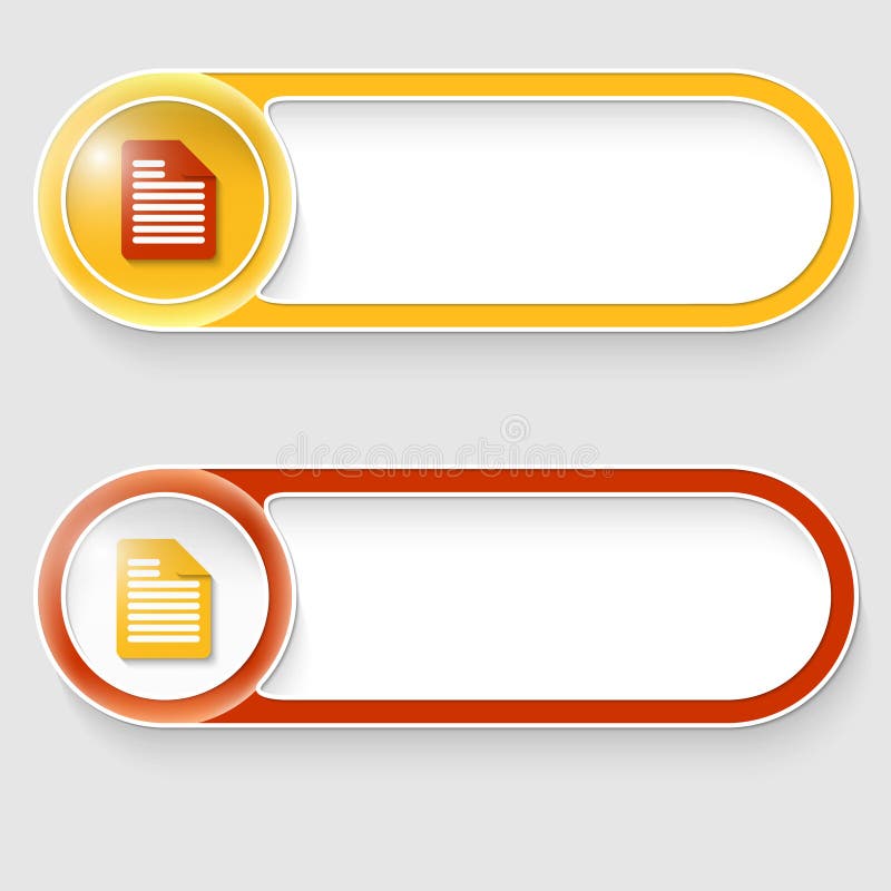 Buttons with note icon