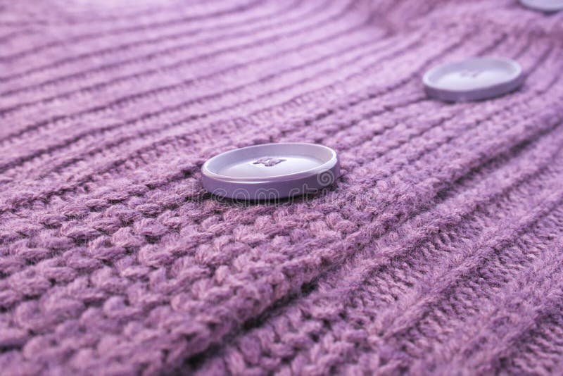 Buttons on sweater