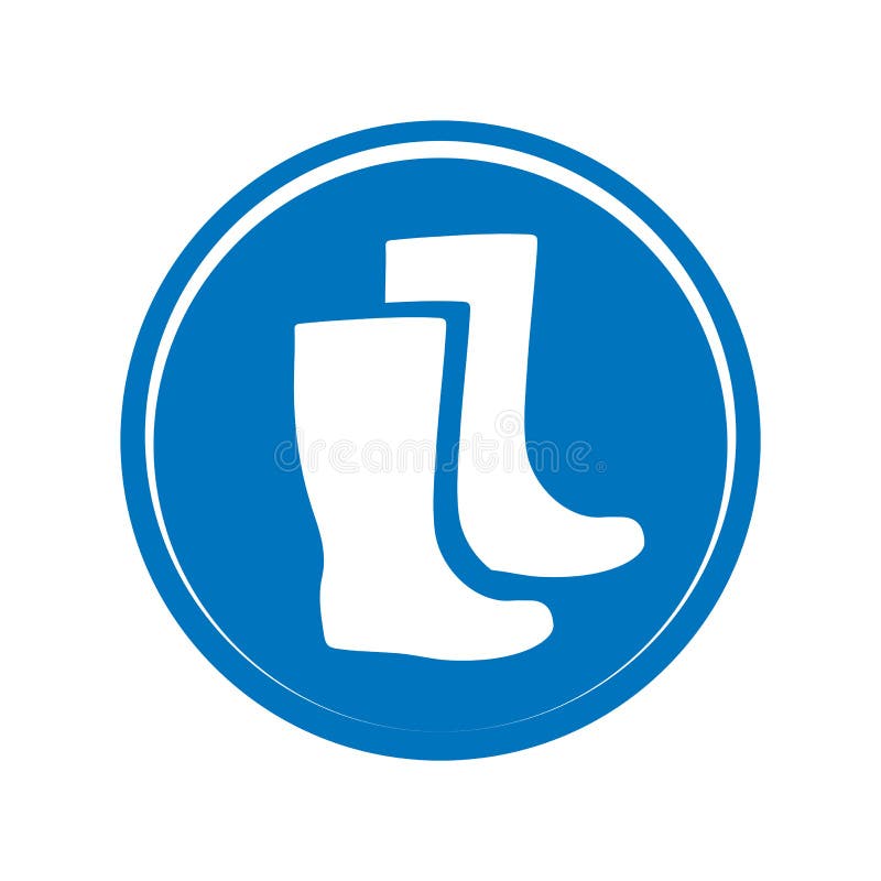 Buty zabezpieczające Buty zabezpieczające należy nosić Wektor ilustracji Buty zabezpieczające Buty zabezpieczające należy nosić Wektor ilustracji