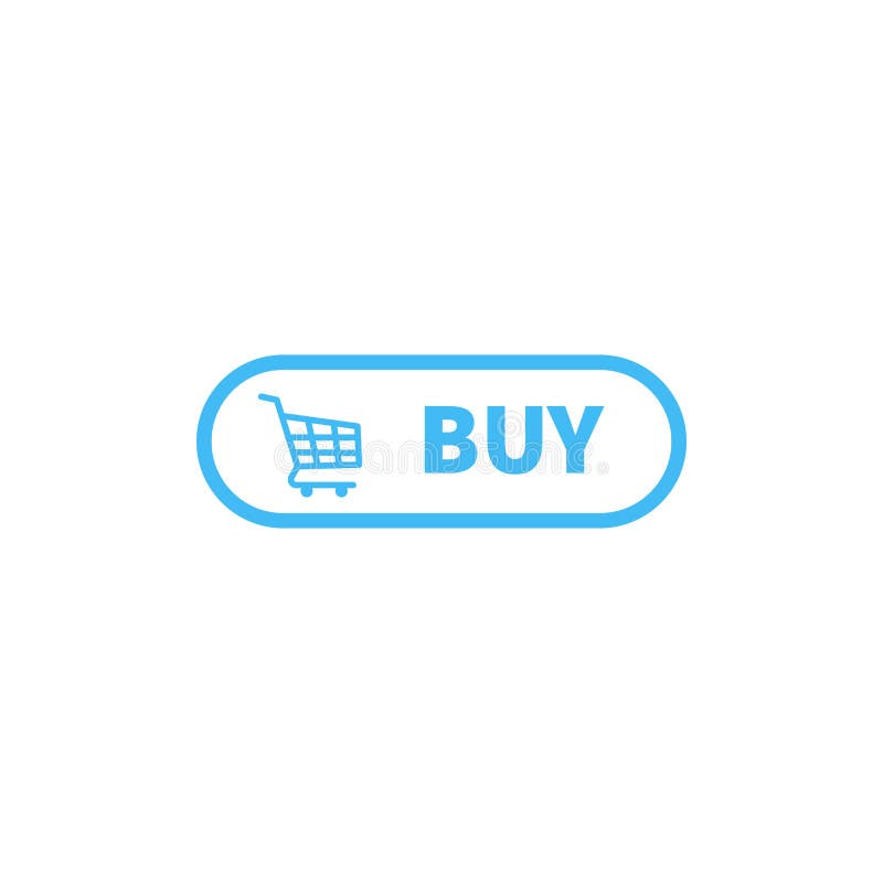 Buy Button Icon Vector Design. Ui Material Of Buy Button Design Stock  Vector - Illustration Of Business, Element: 156214615