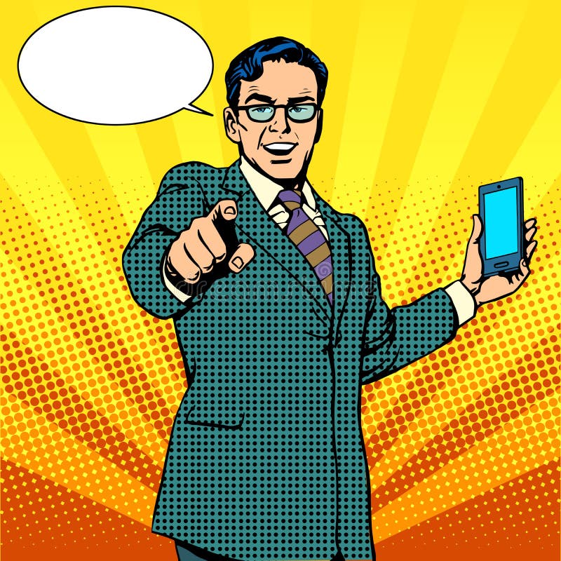 Buy a new gadget and phone business concept vector illustration Buy a new gadget and phone business concept vector illustration