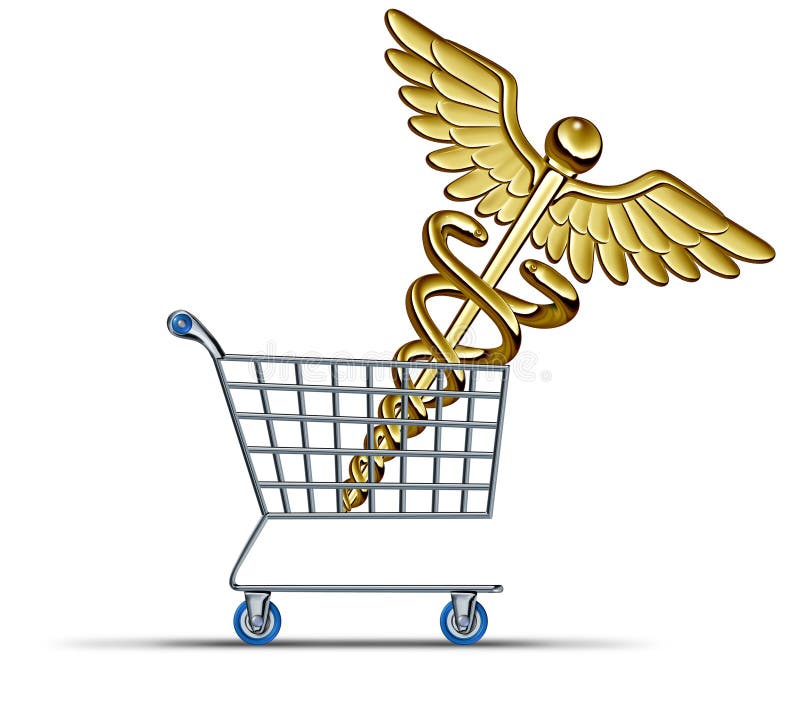 Buying Health Insurance stock illustration