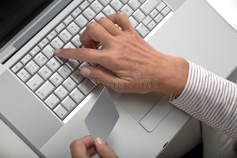 Buying online royalty free stock photo