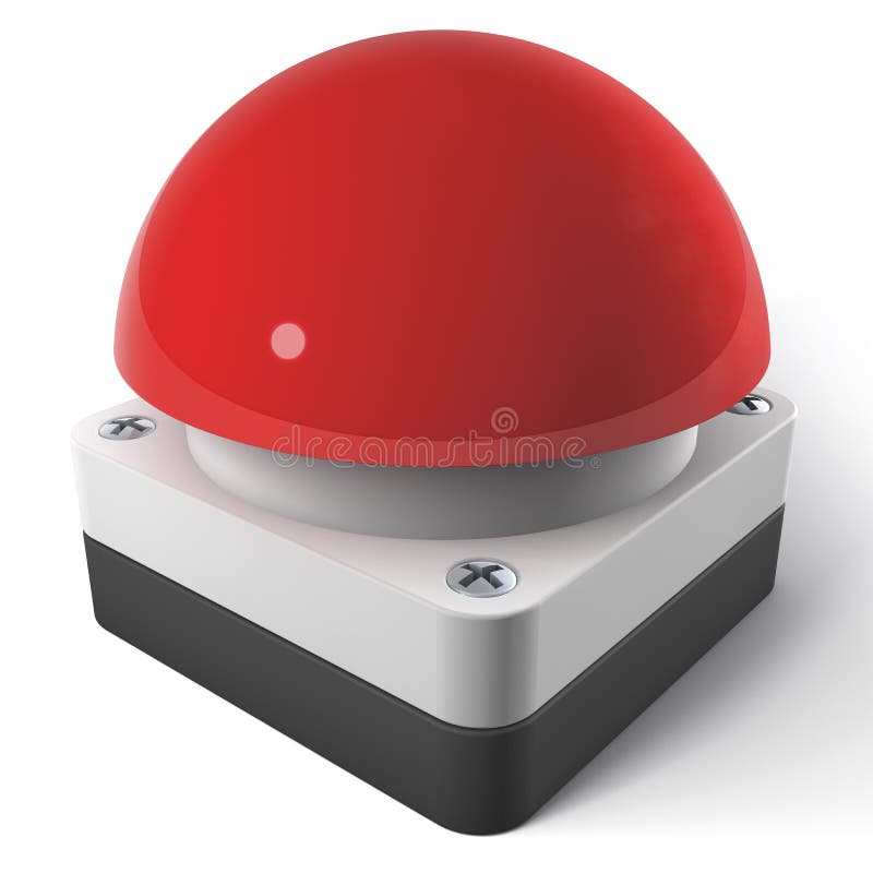 Red Button Buzzer Stock Illustrations – 103 Red Button Buzzer Stock  Illustrations, Vectors & Clipart - Dreamstime