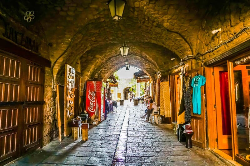 Byblos vecchio Souk 01 immagini stock libere da diritti Byblos vecchio Souk 01 immagini stock libere da diritti