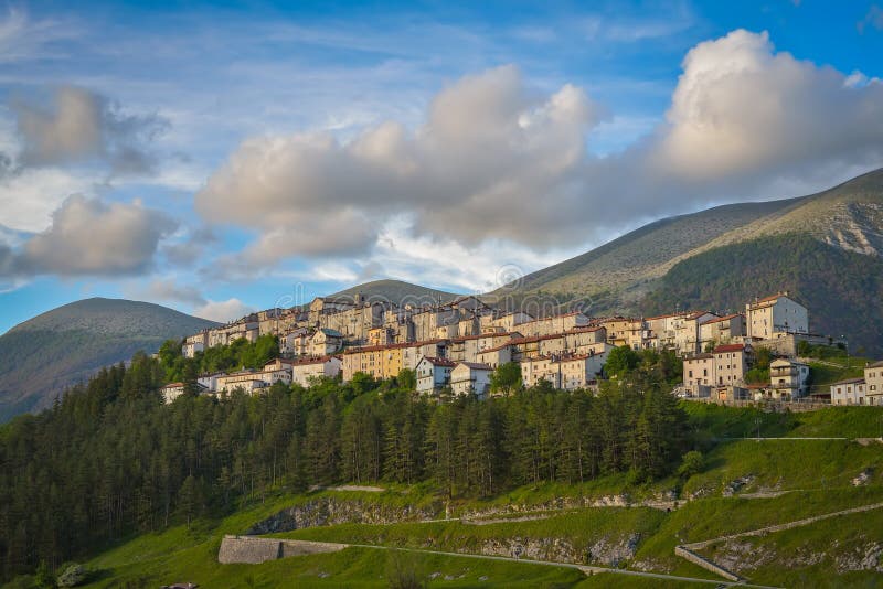 The village of Opi at Abruzzo National Park, Italy. The village of Opi at Abruzzo National Park, Italy