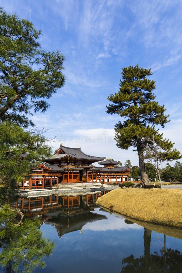 Byodo-im Tempel in Kyoto, Japan stockfotos Byodo-im Tempel in Kyoto, Japan stockfotos