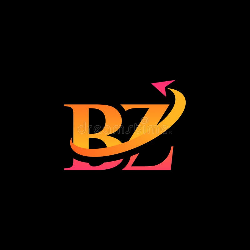 BZ aerospace creative logo design vector illustration