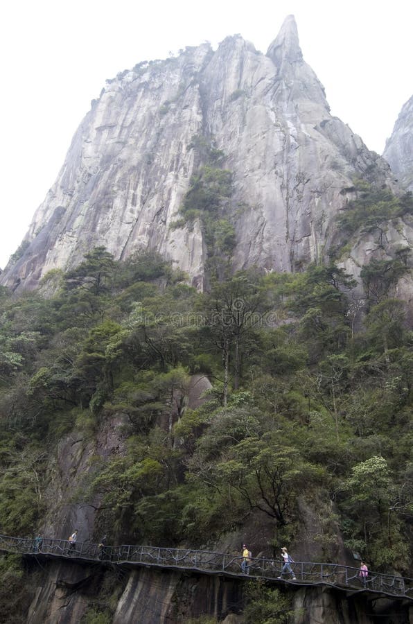 Mt Sanqing is one of the most famous national parks in China. Sanqingshan Jiangxi China. Mt Sanqing is one of the most famous national parks in China. Sanqingshan Jiangxi China