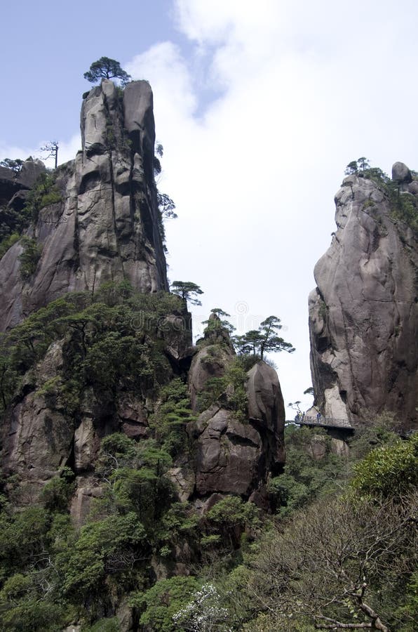 Mt Sanqing is one of the most famous national parks in China. Sanqingshan Jiangxi China. Mt Sanqing is one of the most famous national parks in China. Sanqingshan Jiangxi China