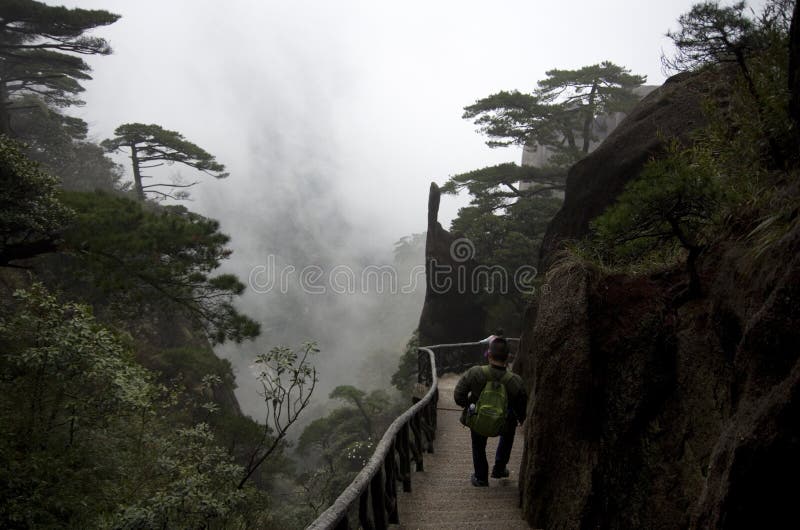 Mt Sanqing is one of the most famous national parks in China. Sanqingshan Jiangxi China. Mt Sanqing is one of the most famous national parks in China. Sanqingshan Jiangxi China