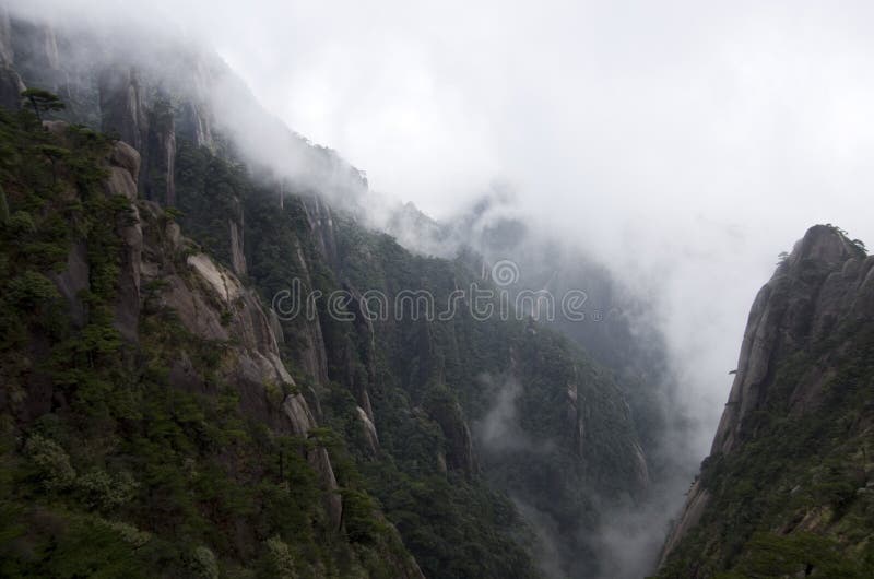 Mt Sanqing is one of the most famous national parks in China. Sanqingshan Jiangxi China. Mt Sanqing is one of the most famous national parks in China. Sanqingshan Jiangxi China