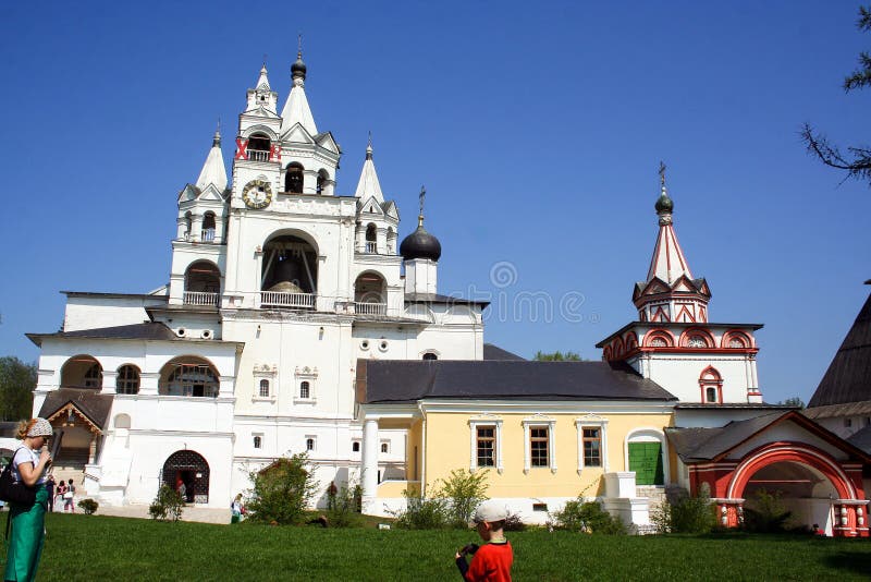 Bâtiment historique et lui éléments du ` s, Zelenograd, Russie Architecture religieuse de la Russie photos stock Bâtiment historique et lui éléments du ` s, Zelenograd, Russie Architecture religieuse de la Russie photos stock
