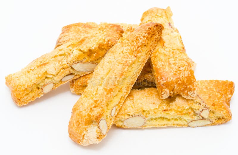 Bâtons de biscuits d'amande image stock Bâtons de biscuits d'amande image stock