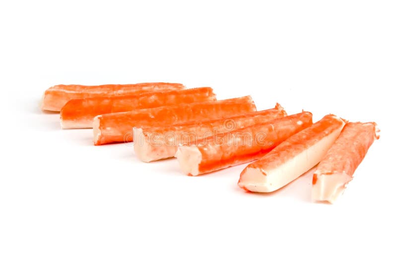 Bâtonnets de crabe photographie stock libre de droits