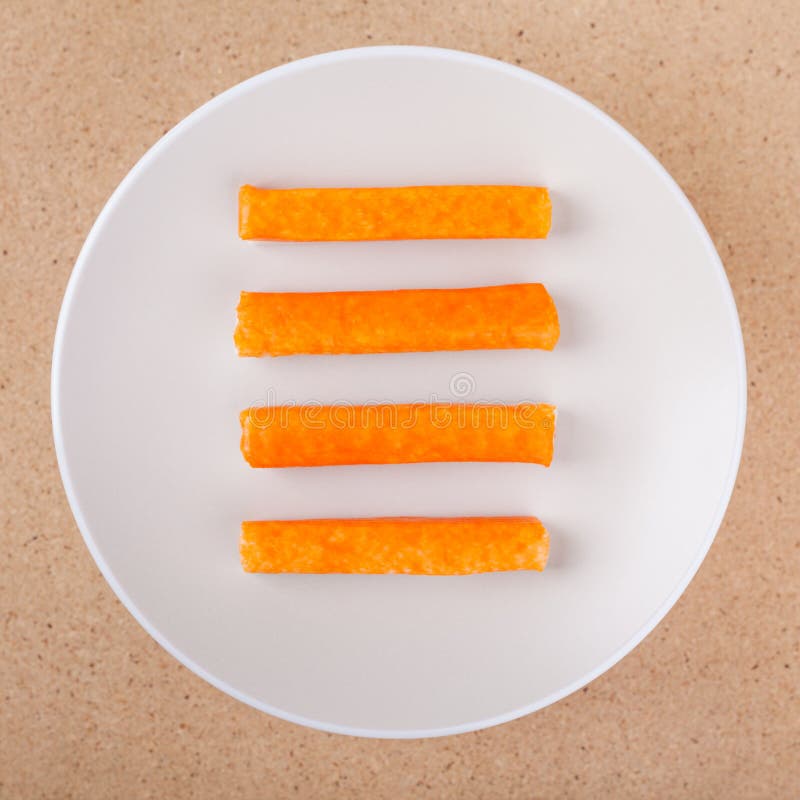 Bâtons de crabe photo stock