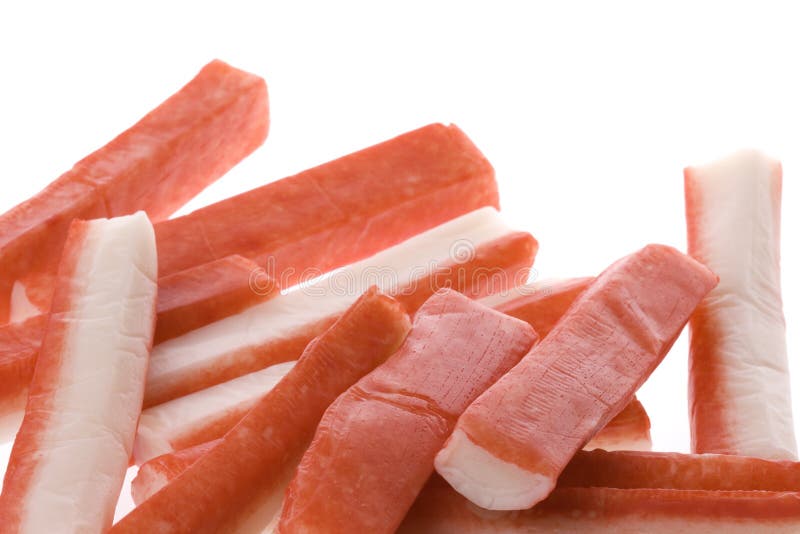 Bâtonnets de crabe photos stock