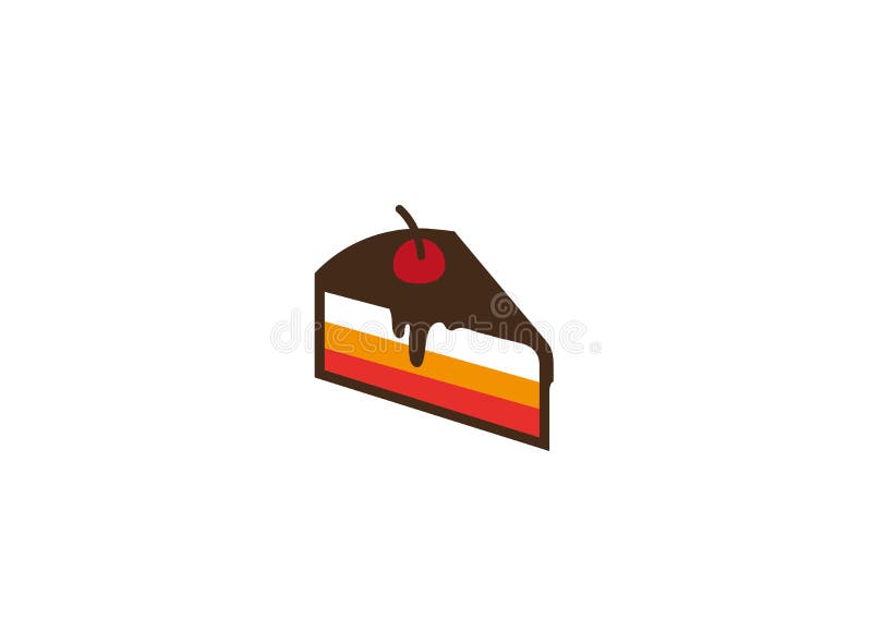 Bäckerei-Kuchen-Haus mit chocolat und Erdbeere und Creme stock abbildung Bäckerei-Kuchen-Haus mit chocolat und Erdbeere und Creme stock abbildung