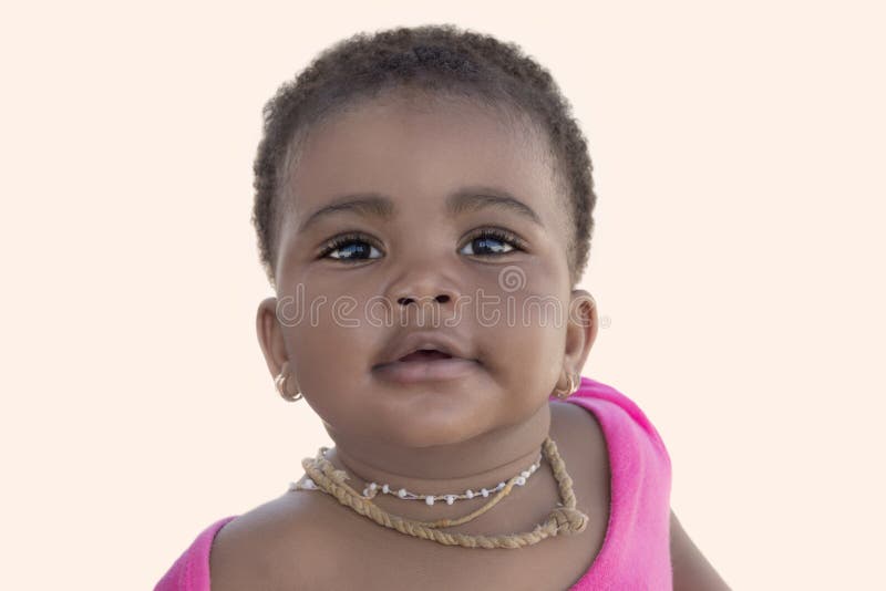 Bébé adorable souriant, neuf mois, d'isolement photographie stock Bébé adorable souriant, neuf mois, d'isolement photographie stock