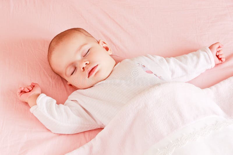 Bébé de sommeil photo libre de droits Bébé de sommeil photo libre de droits