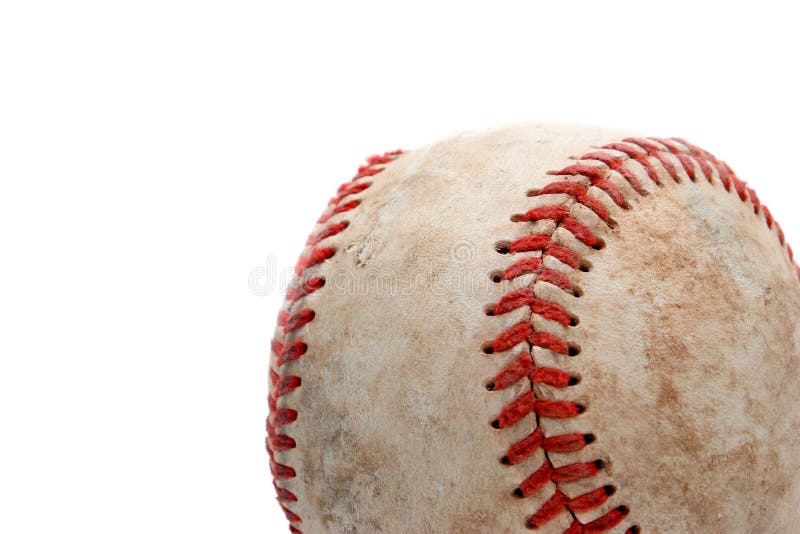 Download Béisbol Cercano Para Arriba Sobre Blanco Imagen de archivo - Imagen de corrida, rojo: 178567