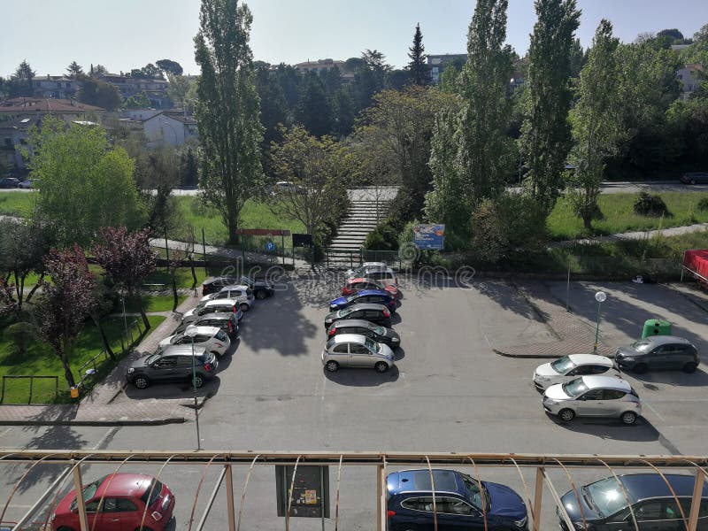 Bénévent - vue panoramique du troisième plancher de l'hôpital civil photographie stock libre de droits Bénévent - vue panoramique du troisième plancher de l'hôpital civil photographie stock libre de droits