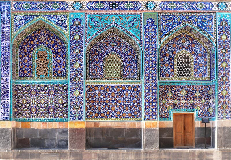 Bögen mit Mosaiken in der Scheiksafi aldin ardabil iran