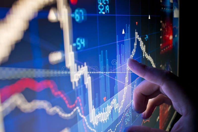  Börse-Daten stockfotos