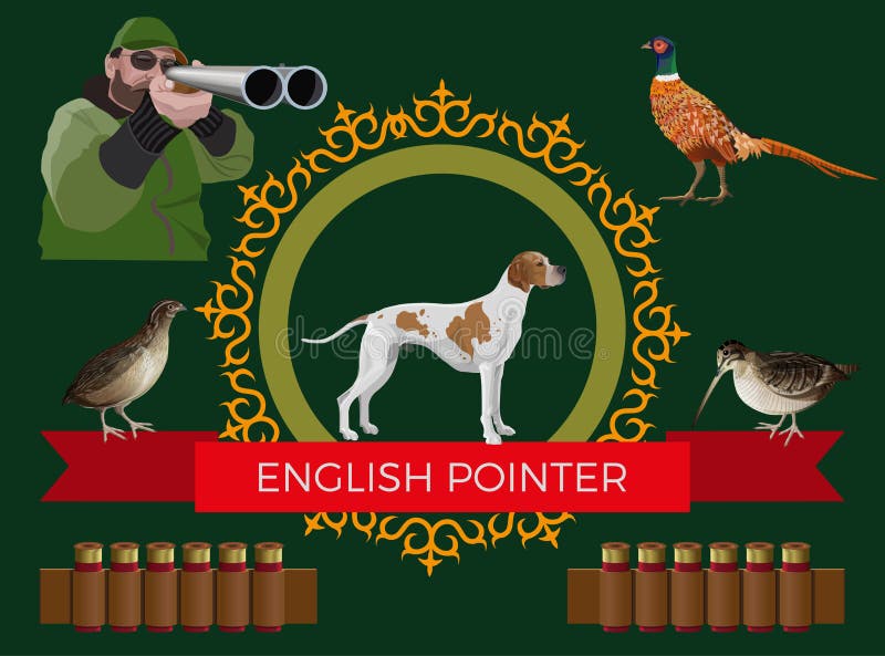 Búsqueda de vector del perro de arma stock de ilustración Búsqueda de vector del perro de arma stock de ilustración