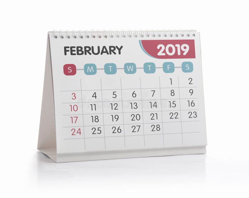 Büro-Kalender Februar 2019