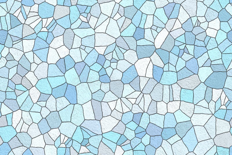 Błękitna pastelowa mozaika