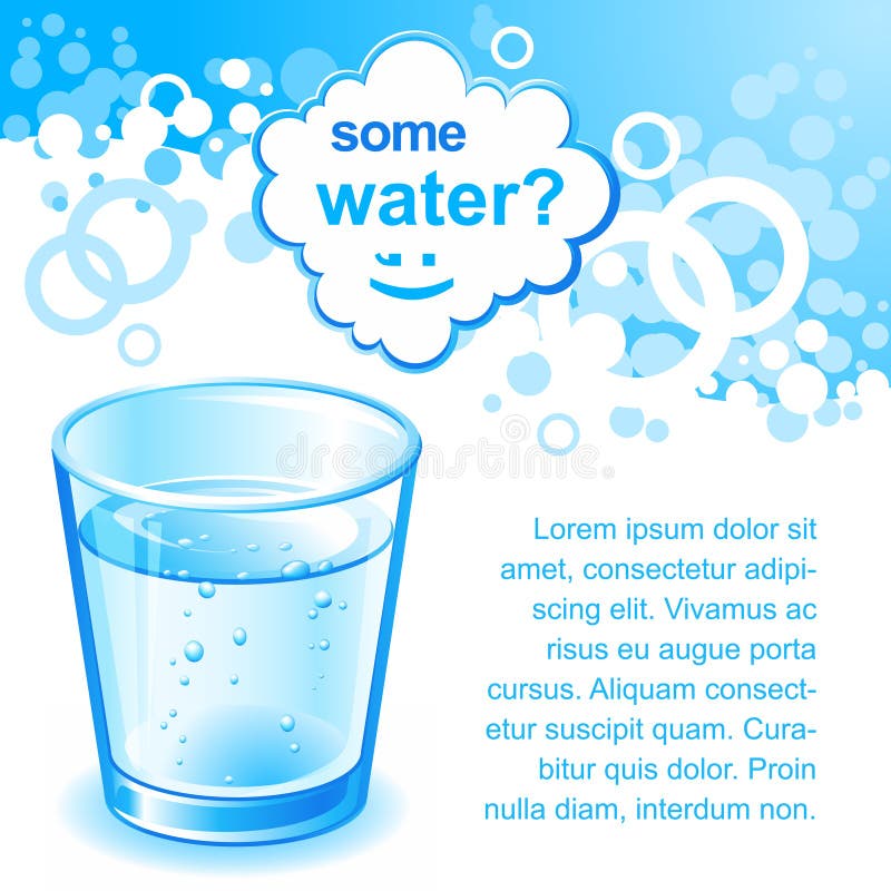 Vector water background for your promotion. Vector water background for your promotion