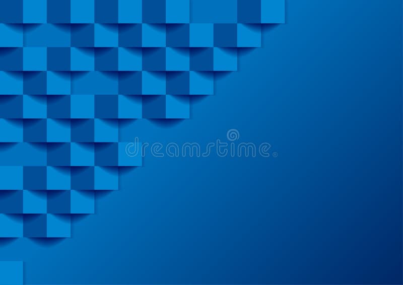 Błękitnej techniki geometryczna mozaika 3d obciosuje abstrakcjonistycznego tło royalty ilustracja Błękitnej techniki geometryczna mozaika 3d obciosuje abstrakcjonistycznego tło royalty ilustracja