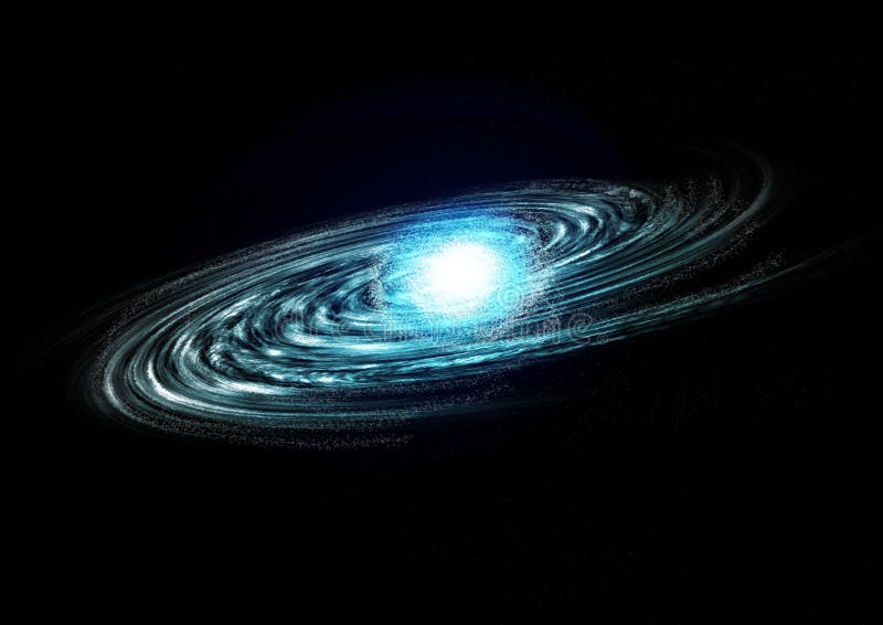 błękitny galaxy royalty ilustracja błękitny galaxy royalty ilustracja
