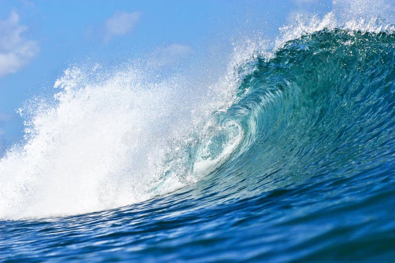 błękitny Hawaii Honolulu tubingu fala zdjęcia stock błękitny Hawaii Honolulu tubingu fala zdjęcia stock